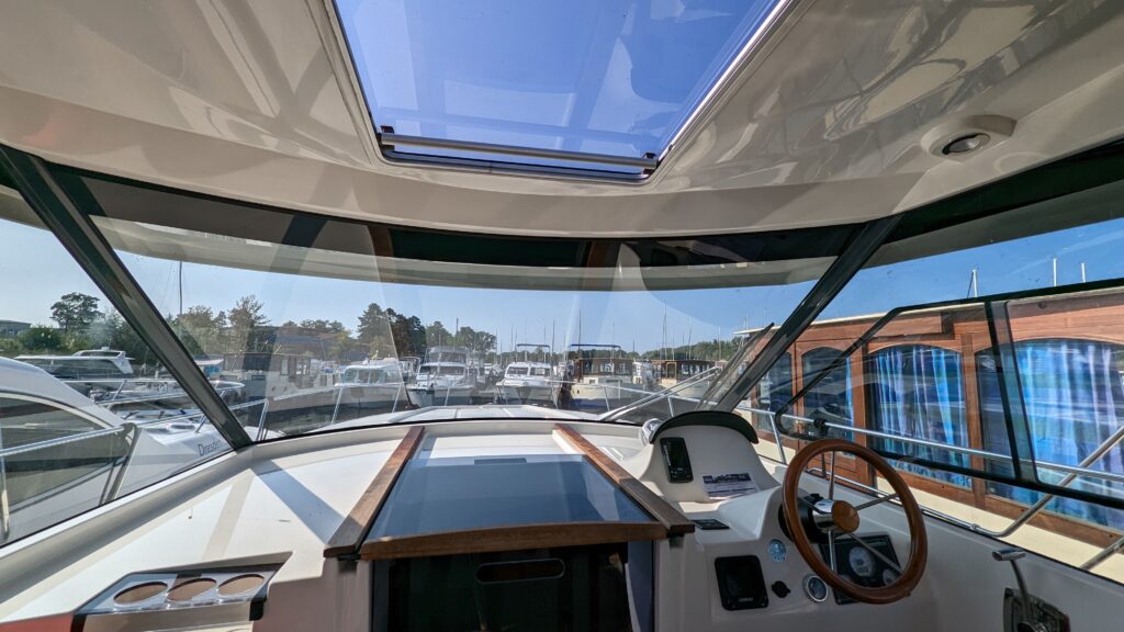 Steuerkabine von innen